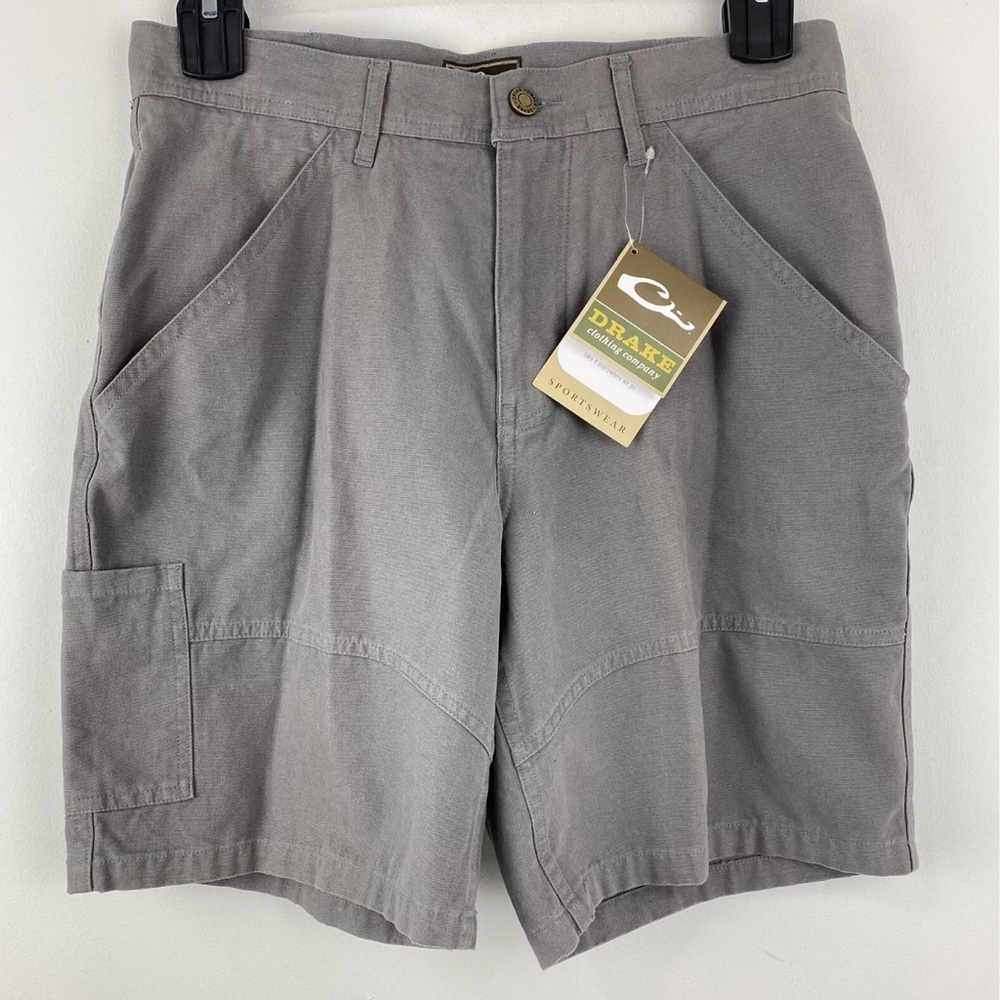 Drake size Small Men’s Outdoor Hiking Workwear Storm Gray Camp Shorts NWT